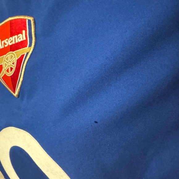 Vintage Nike Arsenal 2004/05 Football Away Soccer Jersey Blue Size M pre-owned - Picture 9 of 9